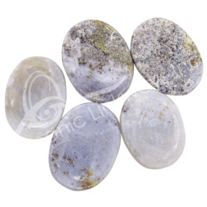 Blue Chalcedony Worry Stones