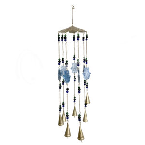 HANGING - HANDS OF FATIMA WITH BELLS 6 X 6 X 28"L