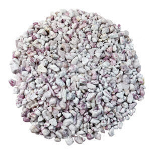 (CLOSE OUT) TUMBLED CHIPS - RUBELLITE ROUGH 5-20 MM