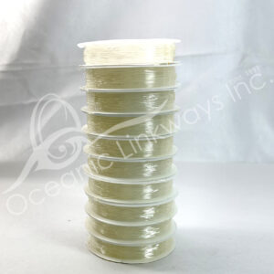 (CLOSE OUT) CORD - ELASTIC CLEAR (PK 10) 0.8 MM