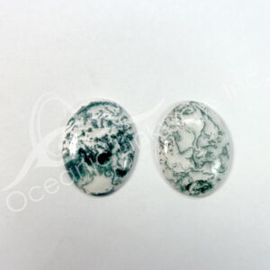 (CLOSE OUT) CABOCHON - AGATE TREE 40 MM L