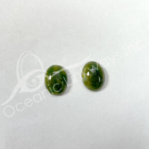 (CLOSE OUT) CABOCHON - ONYX, GREEN 20 MM L