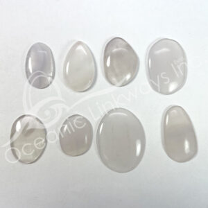 (CLOSE OUT) CABOCHON - CRYSTAL QUARTZ 20-40 MM L