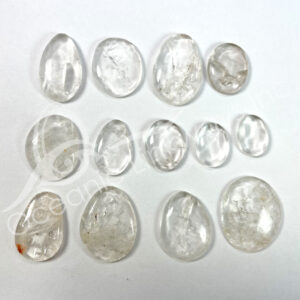 (CLOSE OUT) CABOCHON - CRYSTAL QUARTZ 20-40 MM L