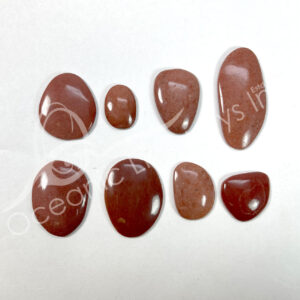 (CLOSE OUT) CABOCHON - JASPER, RED 15-45 MM L
