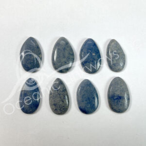 (CLOSE OUT) CABOCHON - AVENTURINE, BLUE 20-30 MM L