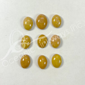 (CLOSE OUT) CABOCHON - AGATE (PK 3) 12-15 MM L