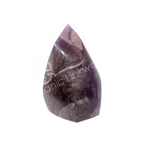 Polished Amethyst Flame Shape