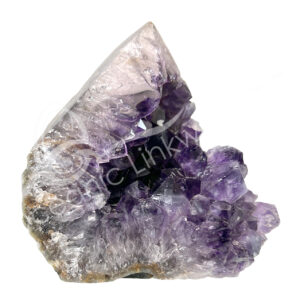 Ametyst AA with Druse Top Polished Point