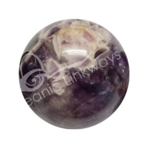 Polished Smooth Chevron Amethyst Sphere