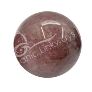 SPHERE - STRAWBERRY QUARTZ 1.5-2.25"