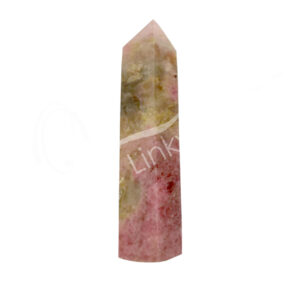 Polished Rhodonite Without Matrix 6 Sides Obelisk