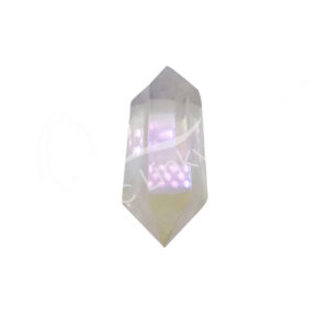 Plated AB Crystal Quartz Double Terminated Point