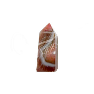 Red Agate 4 Polished Sides Obelisk