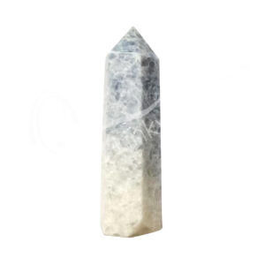 Polished Light Blue Quartz Obelisk