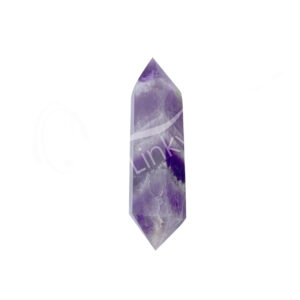 Chevron Amethyst Double Terminated Point