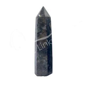 Polished Black Labradorite Six Sides Obelisk
