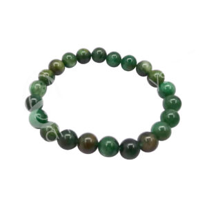 Green Mica Bracelet (8-8.5 mm Beads)