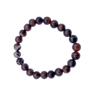 BRACELET - TIGER EYE, RED (8-8.5 MM) 7.15-7.25"