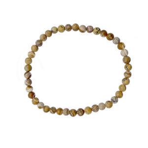 BRACELET - JASPER, PICTURE (4-4.5 MM) 7.15-7.25"