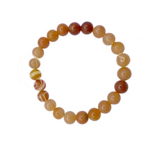 BRACELET - AVENTURINE, RED (8-8.5 MM) 7.15-7.25"