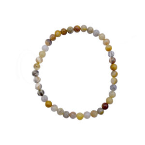 Crazy Lace Agate Beads Bracelet