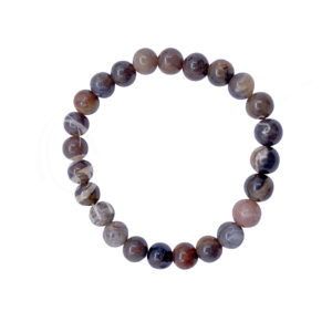 BRACELET - PETRIFIED WOOD (8-8.5 MM) 7.15-7.25"