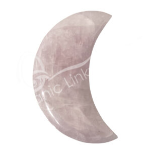 Polished Lavender Quartz Moon