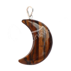 Tiger Eye Moon Pendant