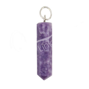 PENDANT - POINT PENCIL LEPIDOLITE 1.5"