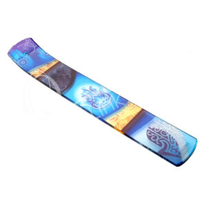 Printed Hand of Fatima Glass Incense Holder