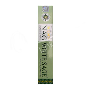 White Sage Incense Sticks Golden Nag Pack of 12