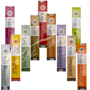 Mixed Incense Sticks Golden Nag Set of 12