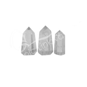 Polished Crystal Quartz Obelisk 6 Sides