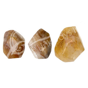Polished Smooth Golden Healer Quartz Polygon