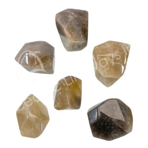 Polished Natural Citrine Polygon