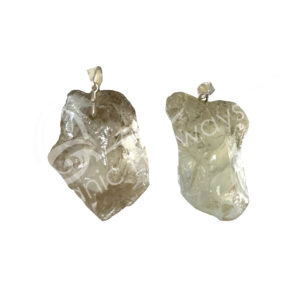Rough Natural Citrine Pendant