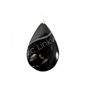 PENDANT - DROP TOURMALINE, BLACK 1.75-2"