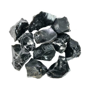 Rough Black Obsidian