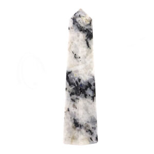 Rainbow Moonstone Six Polished Sides Obelisk