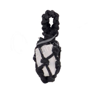 Rough Selenite Thread Cage Pendant