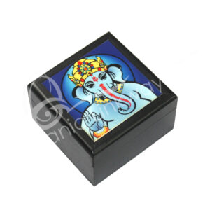 Ganesha Printed on Wood Box