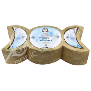 Vanilla Scented Candle in Wood Container The Mother for Love & Abundance 9"L X 4"W