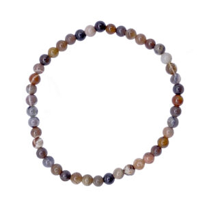 BRACELET - PETRIFIED WOOD (4-4.5 MM) 7.15-7.25"