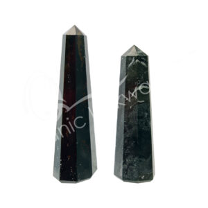 Polished Bloodstone Obelisk 6 Sides