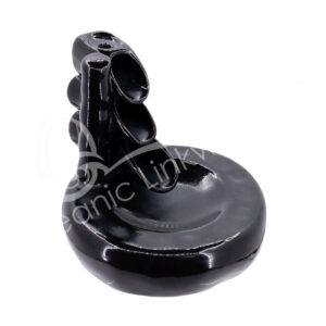 Bamboo Black Ceramic Backflow Cone Burner