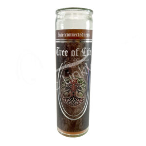 Sandalwood Glass Jar Candle Tree Of Life