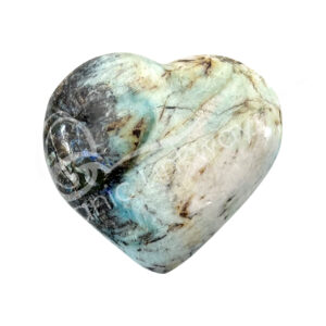 Polished Azurite B Heart