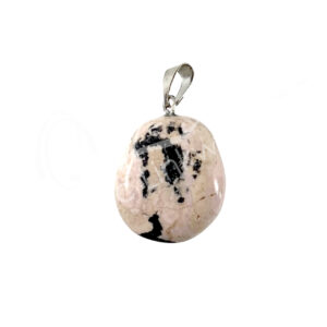 Rhodochrosite Tumbled Stone Pendant