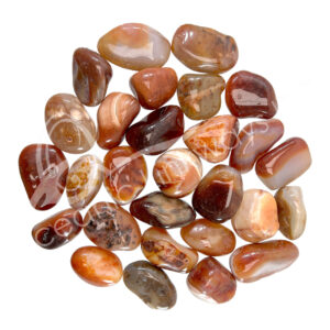 Polished Red Agate A Pebbles